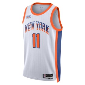 Män New York Knicks Tröja Jalen Brunson Nike 2024-25 City Edition Vit Swingman